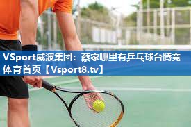 VSport威波集团：蔡家哪里有乒乓球台腾竞体育首页